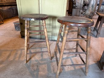 Pair Of Antique Stools