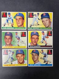 1955 Topps Red Sox Lot