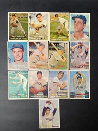 1957 Topps Red Sox Lot