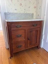 Victorian Marble Top Commode