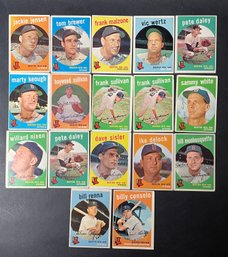 1959 Topps Red Sox Lot