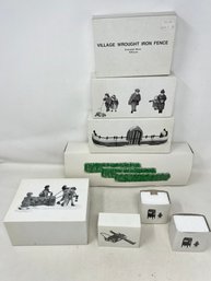 Collection Of Dept 56 Village Pieces In Original Boxes