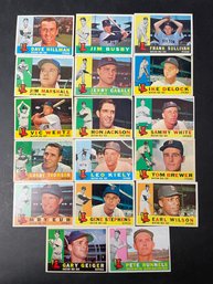 1960 Topps Red Sox Lot