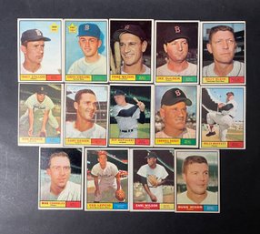 1961 Topps Red Sox Lot