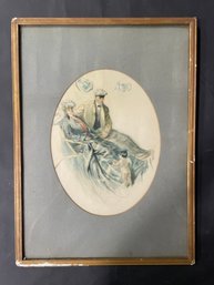 John Harmon Cassel 1903 Angel Chromolithograph - 14' X 19'