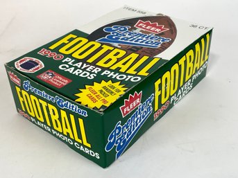 1990 Fleer Football Box Complete