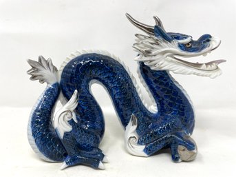 Vintage Chinese Porcelain Dragon Figurine