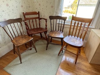 Group Of Vintage & Antique Chairs