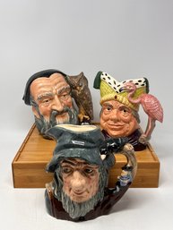 Royal Doulton Toby Mug Lot Rip Van Winkle & More