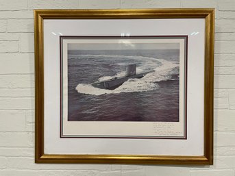 Signed USS Nautilus (SSN-571) Photo - 21' X 31'