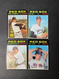 1972 Topps Red Sox Lot