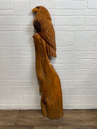 36' Eagle Wood Carving
