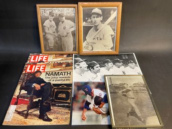 Collection Of Vintage Sports Items Photos Magazines More