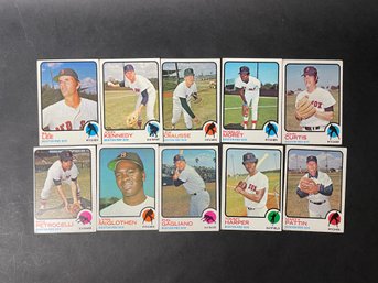 1974 Topps Red Sox Lot