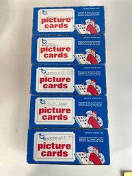 Lot Of 5 Vintage Topps Vendors Boxes 1990s 1980s