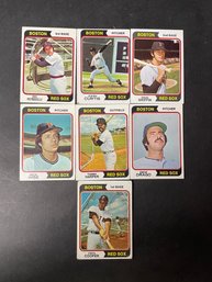 1975 Topps Red Sox Lot