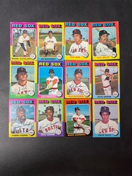 1976 Topps Red Sox Lot