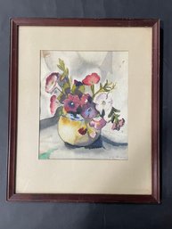 Mid Century Signed Floral Still Life - 15' X 18'