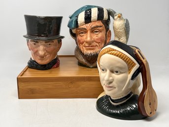 Royal Doulton Toby Lot Jane Seymour Signed & More