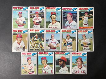 1978 Topps Red Sox Lot