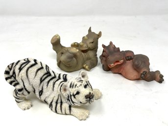 Group Of 3 Animal Figurines