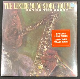 The Lester Young Story Volume 3 Enter The Count JG34830 FACTORY SEALED 2xLP