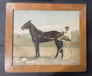 Alexander Pope (1849-1924) 'trotter And Carriage' Painting - 24.5' X 28.5'?