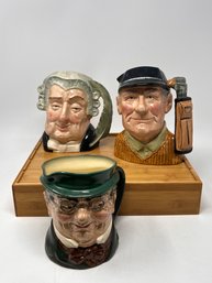 Royal Doulton Toby Lot The Lawyer Signed & More