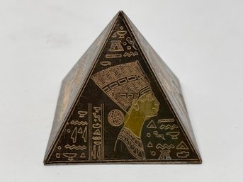 Etched Egyptian Pyramid