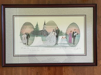 Signed And Numbered P. Buckley Moss Print - Chapel Of Life