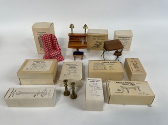 Vintage Doll House Furniture In Original Boxes