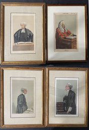 4 Vintage Vanity Fair Caricature By Spy Series - 16' X 21.5'