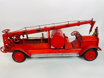 Keystone Pressed Steel Water Pump Tower Fire Truck Toy