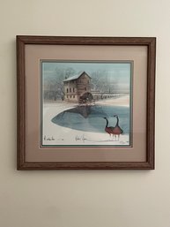 Signed And Numbered P. Buckley Moss Print - Winters Haven