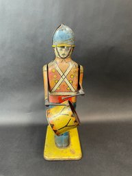 Vintage 1930's Wolverine #27 Drum Major Tin Litho Wind Up Toy