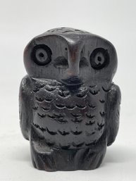 Carved Owl Figure