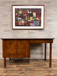 Unique Mid Century Handcrafted Desk