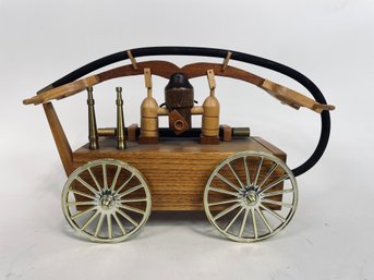 Wooden Model Of A Fire Pumper