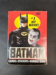 1989 Topps Batman Movie Cards Packs Two Boxes 1st & 2nd Series