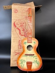 Vintage Lone Ranger Children's Guitar With Original Box