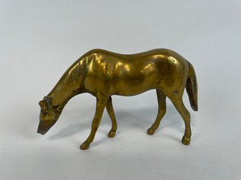 MCM Brass Horse Statue