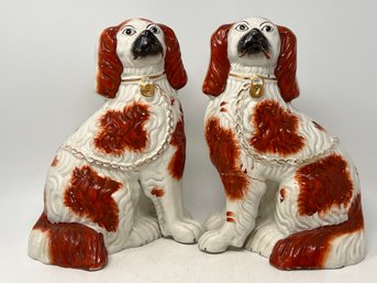 Pair Of Staffordshire Dogs