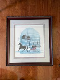 Signed And Numbered P. Buckley Moss - Carriage Ride