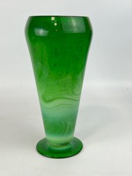 Antique Slag Glass Vase Stretch Glass Beautiful