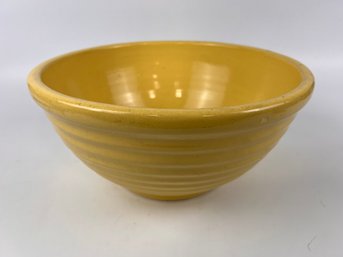 OVERSIZED Yellow 1940s Mixing Bowl