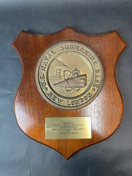 Vintage Submarine Plaque