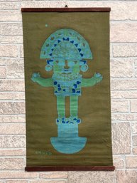 Signed Inca Wall Hanging Tapestry