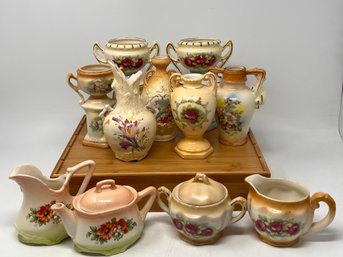 Large Lot Of Decorated Ceramics