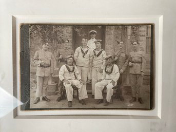 Antique Framed Military Photo