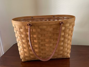 Large Longaberger Handled Basket